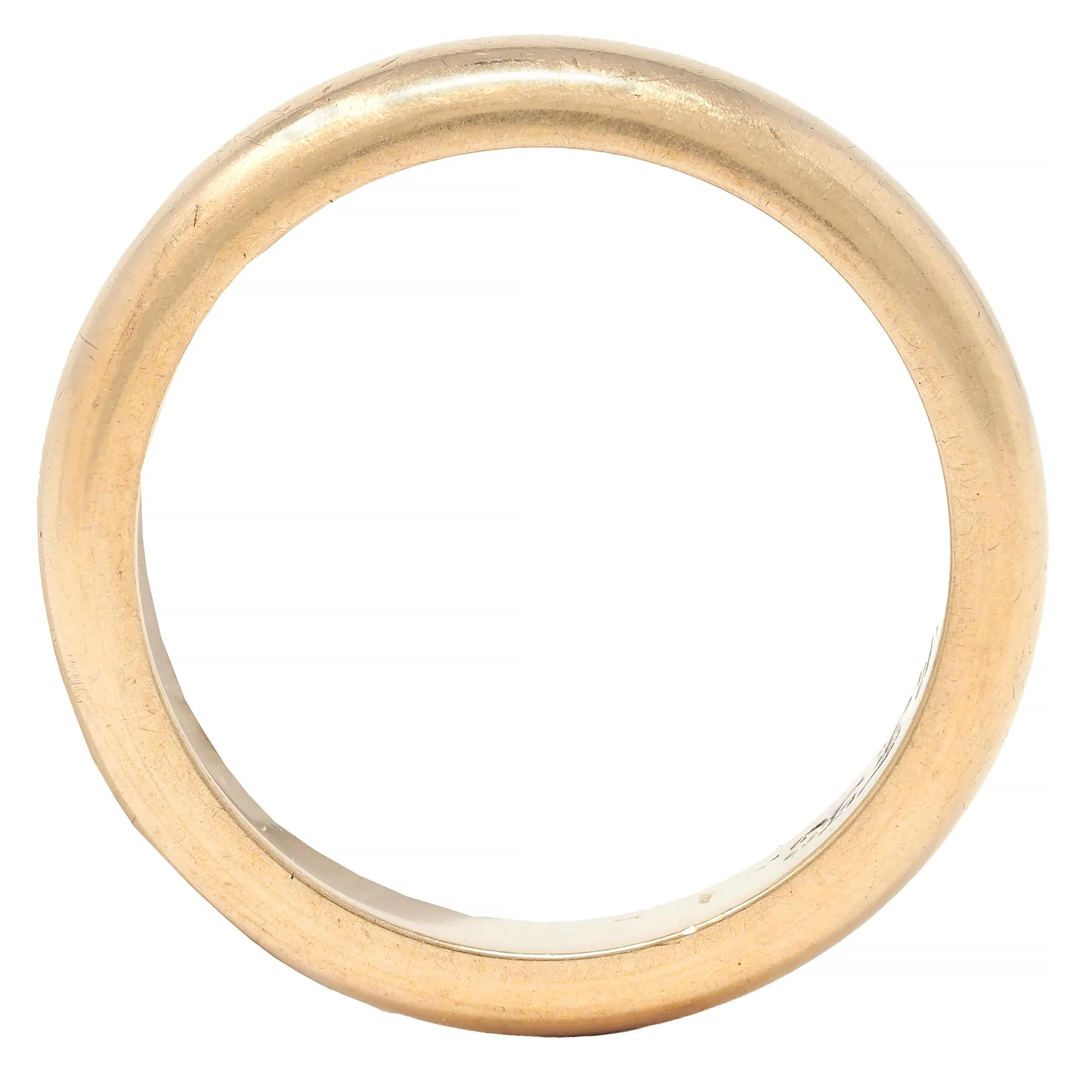 Tiffany & Co. Retro 14 Karat Yellow Gold Vintage Wedding Band Ring - Image 6