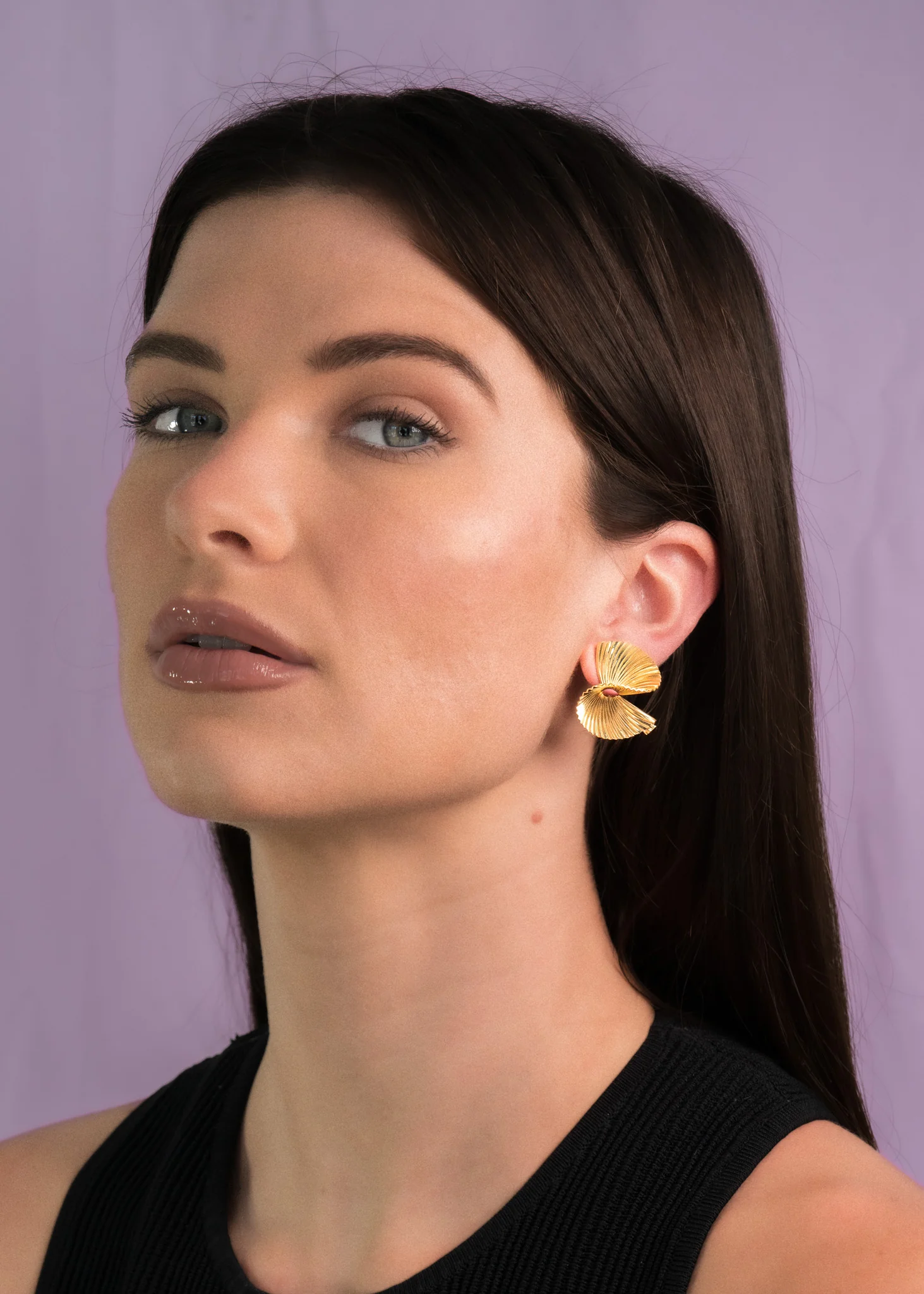 Tiffany & Co. Retro 18 Karat Gold Vintage Fanning Schuler Vintage Earrings - Image 8