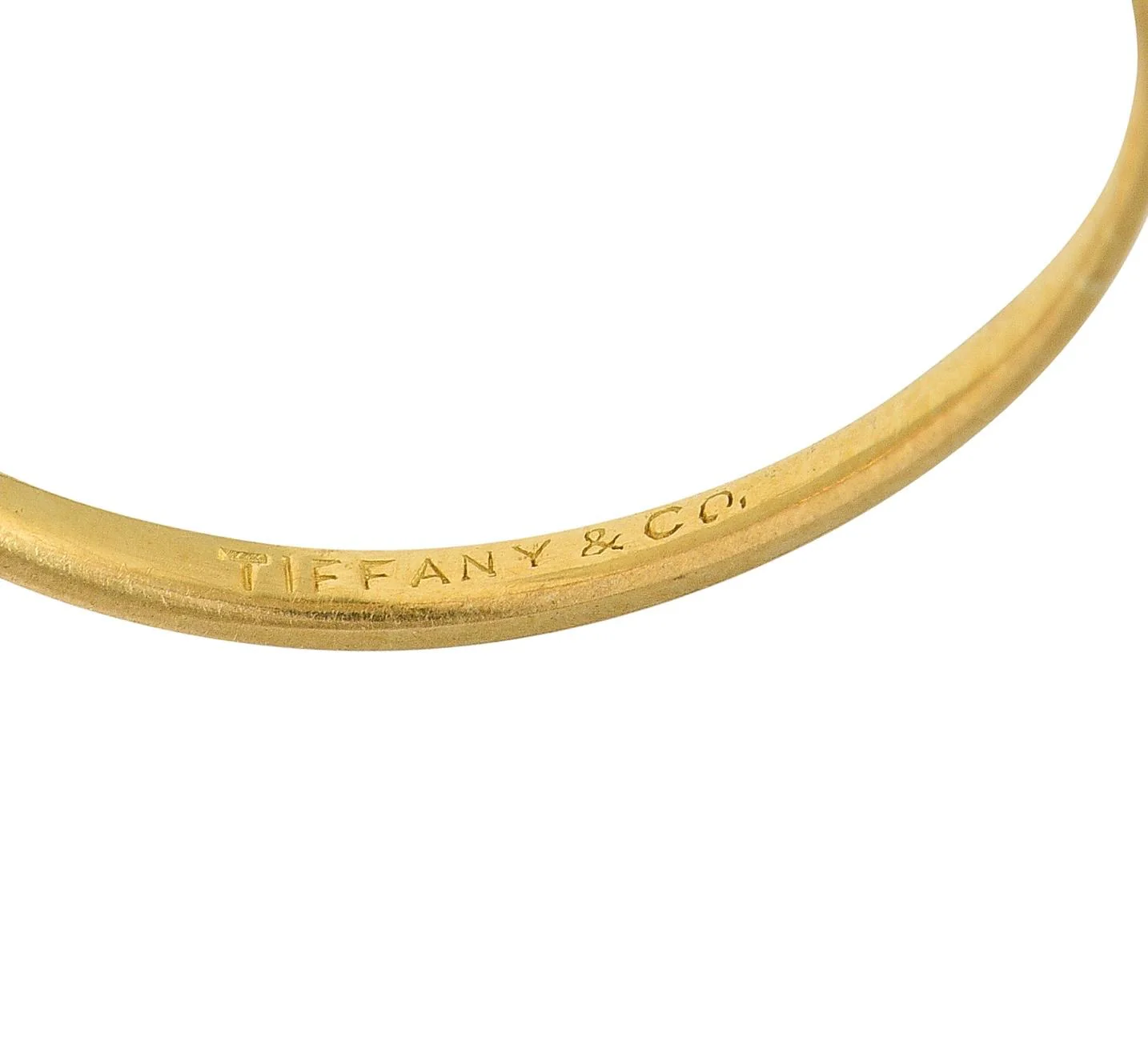 Tiffany & Co. Victorian 0.34 CTW Old Mine Diamond 18 Karat Two-Tone Gold Antique Engagement Ring - Image 8