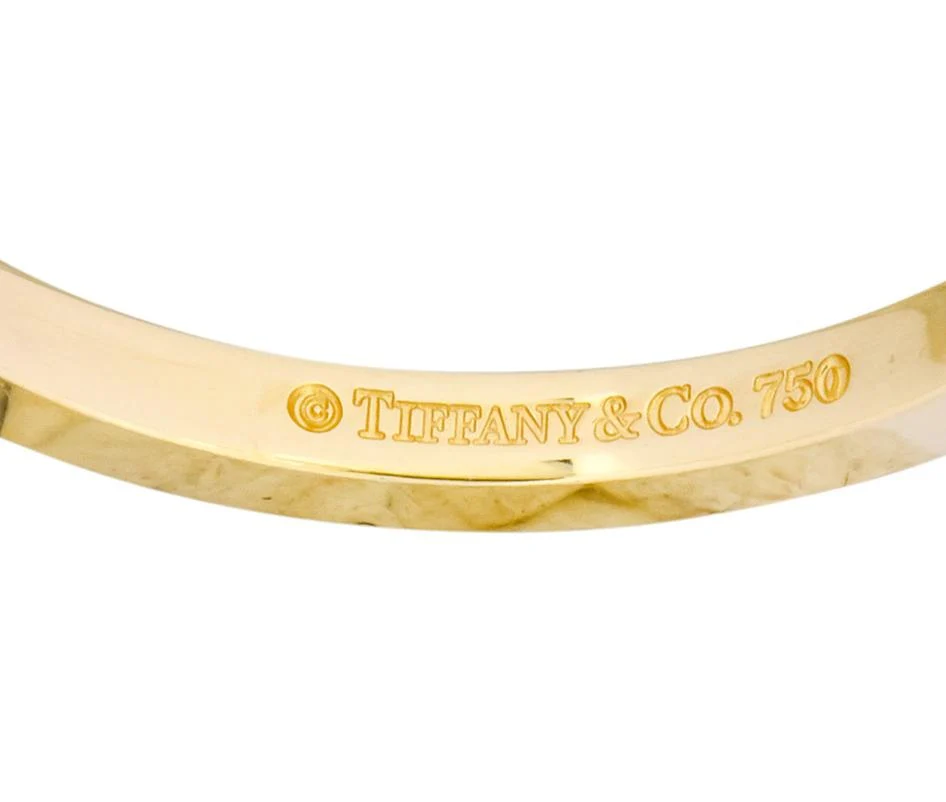 Tiffany & Co. Vintage 18 Karat Gold I Love You Band Ring Unisex - Image 7