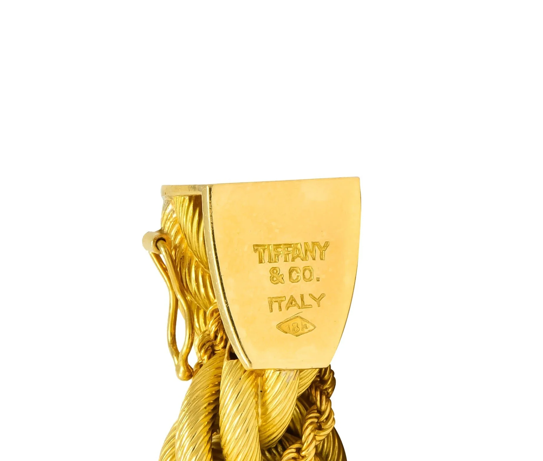 Tiffany & Co. Vintage 18 Karat Gold Large Twisted Rope Bracelet Circa 1970 - Image 11