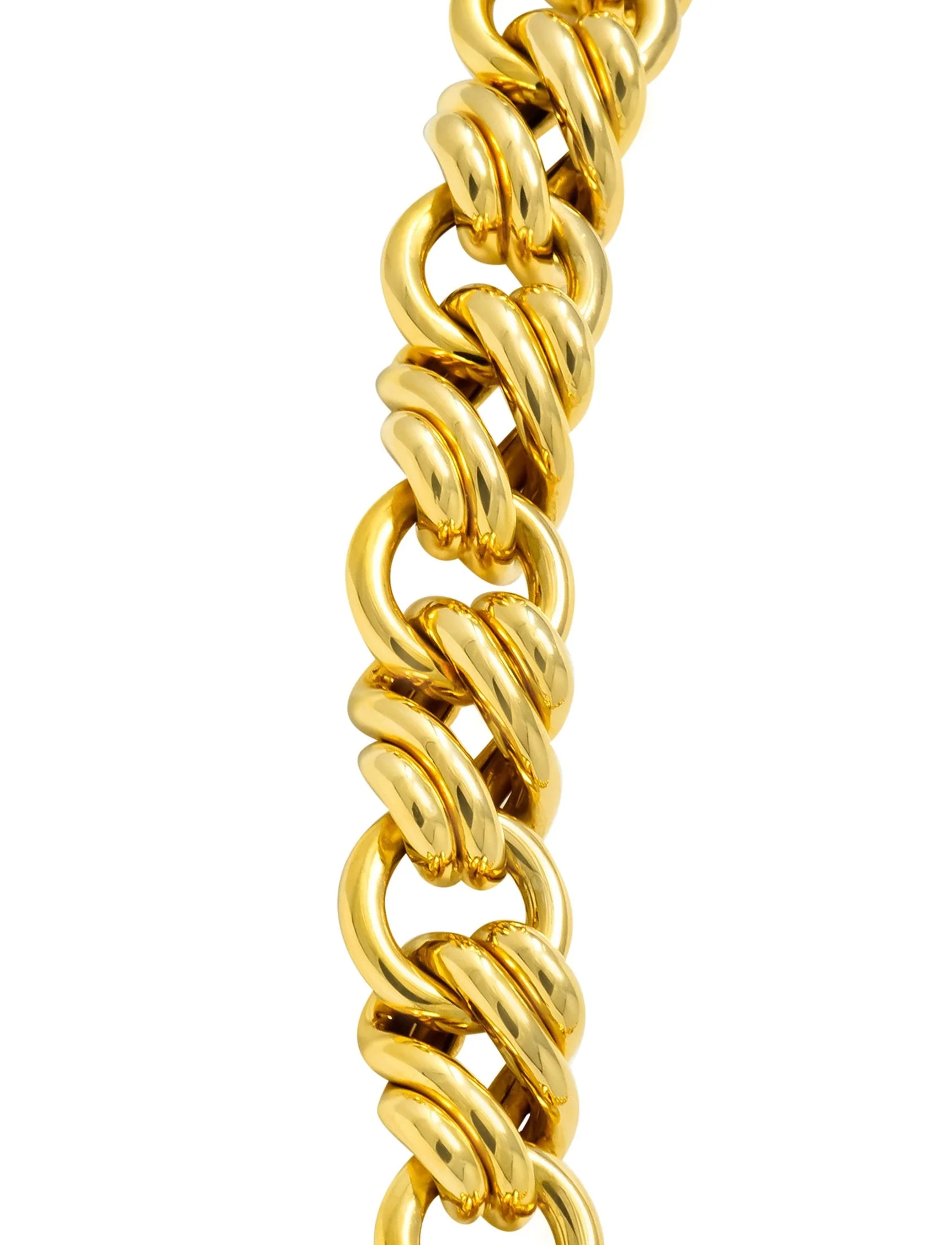 Tiffany & Co. Vintage 18 Karat Yellow Gold Substantially Linked Chain Necklace - Image 5