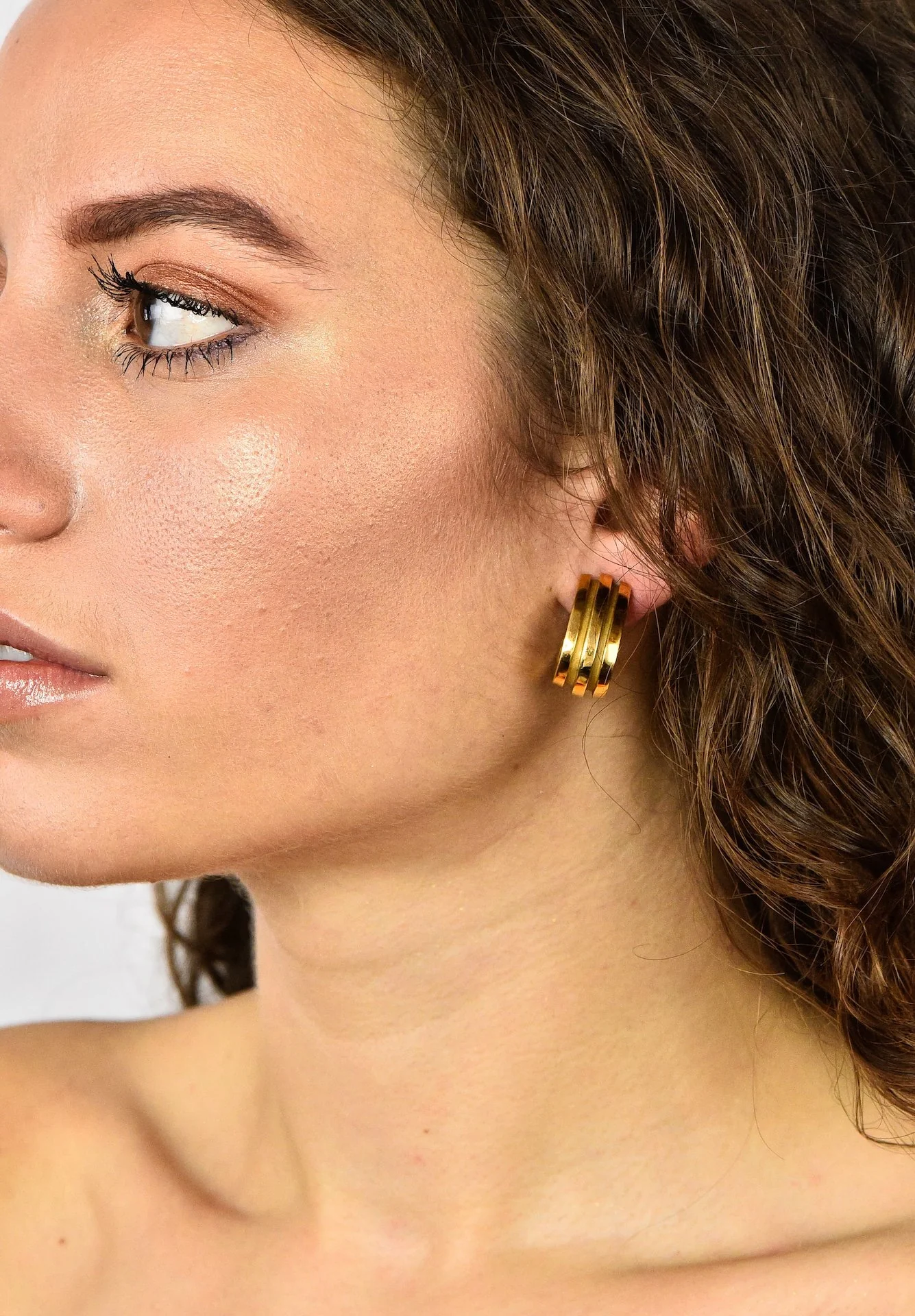 Tiffany & Co. Vintage 1995 18 Karat Gold Atlas Ear-Clip Earrings - Image 9