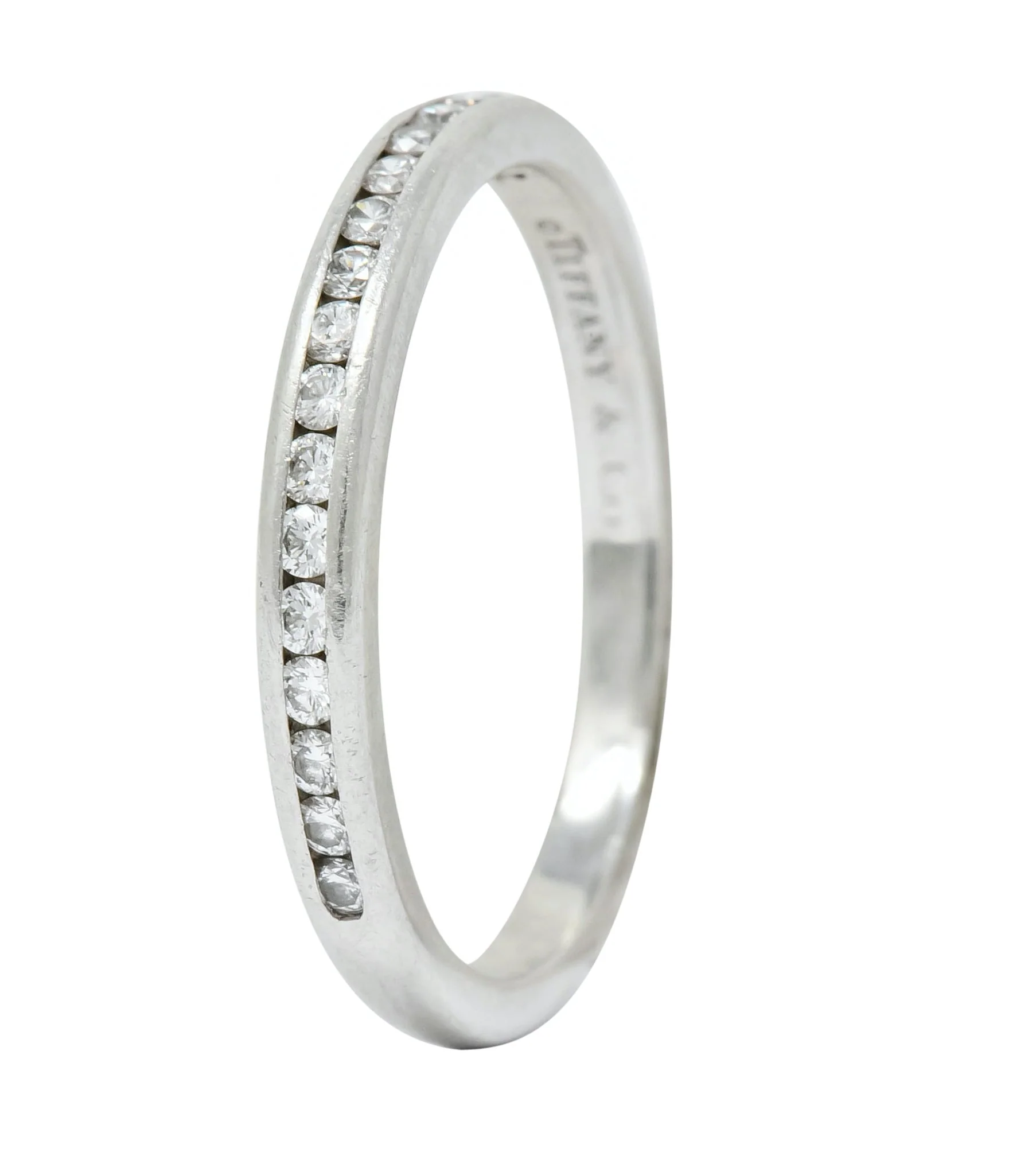 Tiffany & Co. Vintage Diamond Anniversary Stacking Band Ring - Image 7