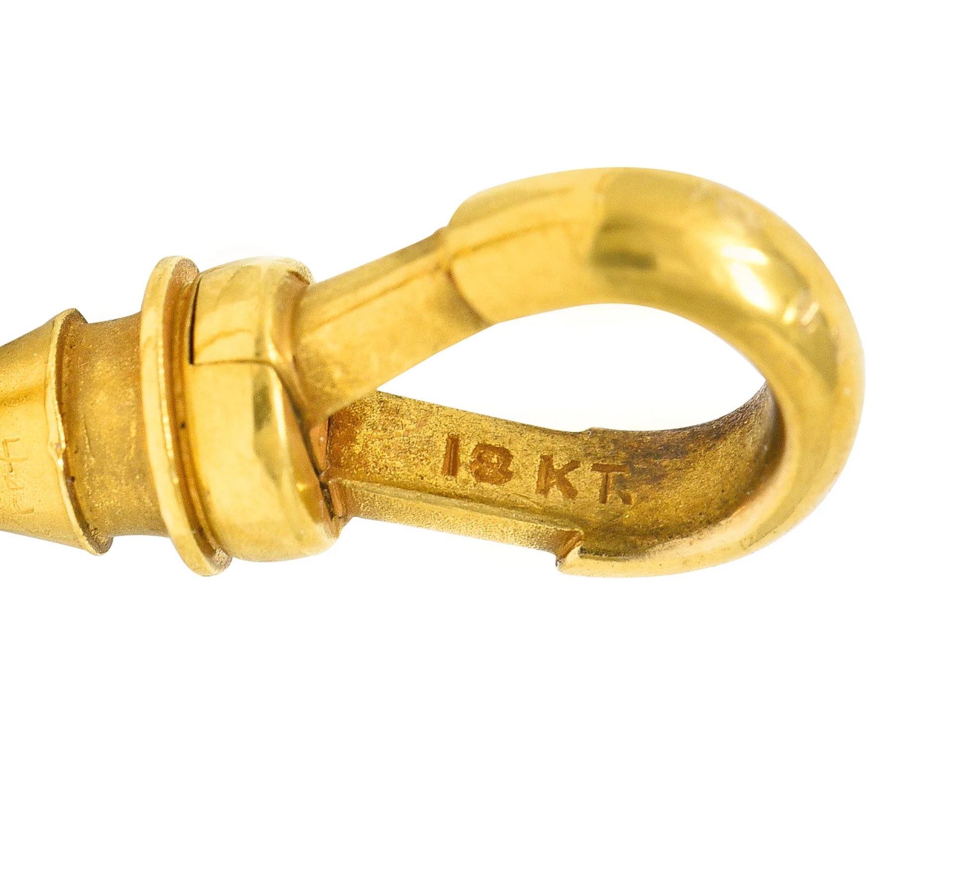 Victorian 18 Karat Yellow Gold 55 1/2 Inch Long Scrolling S Link Antique Chain Necklace - Image 5
