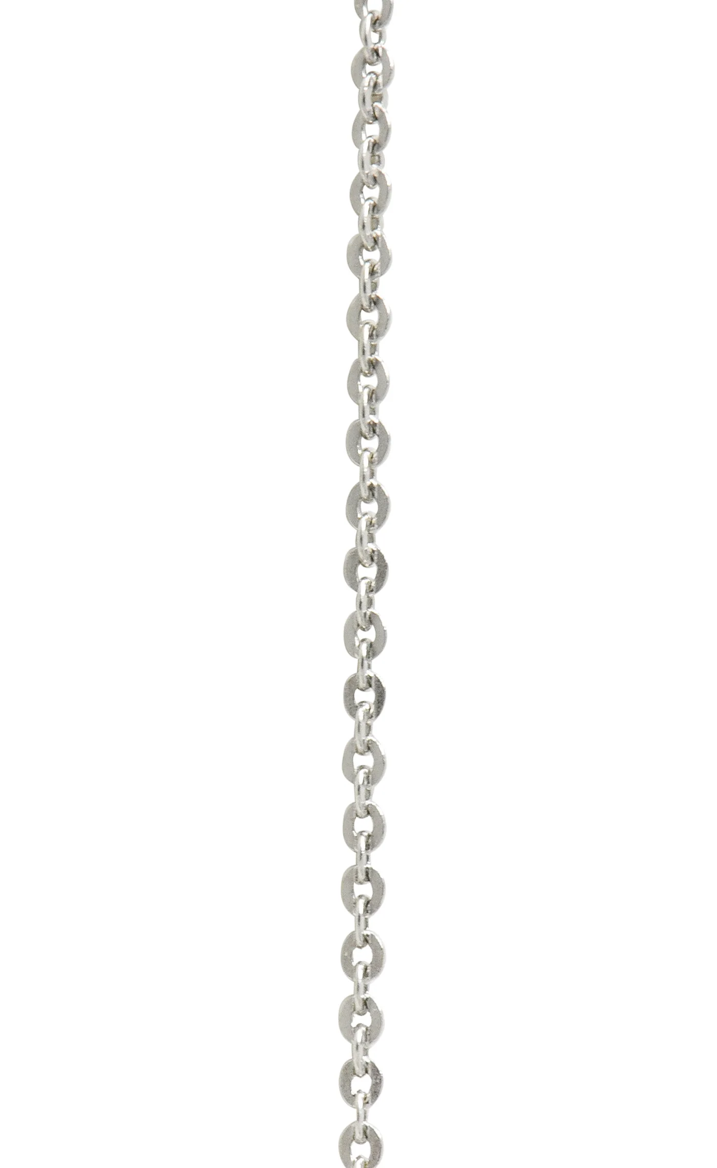 Victorian 2.10 CTW Pave Diamond Silver-Topped Gold Bulldog Pendant Necklace - Image 6