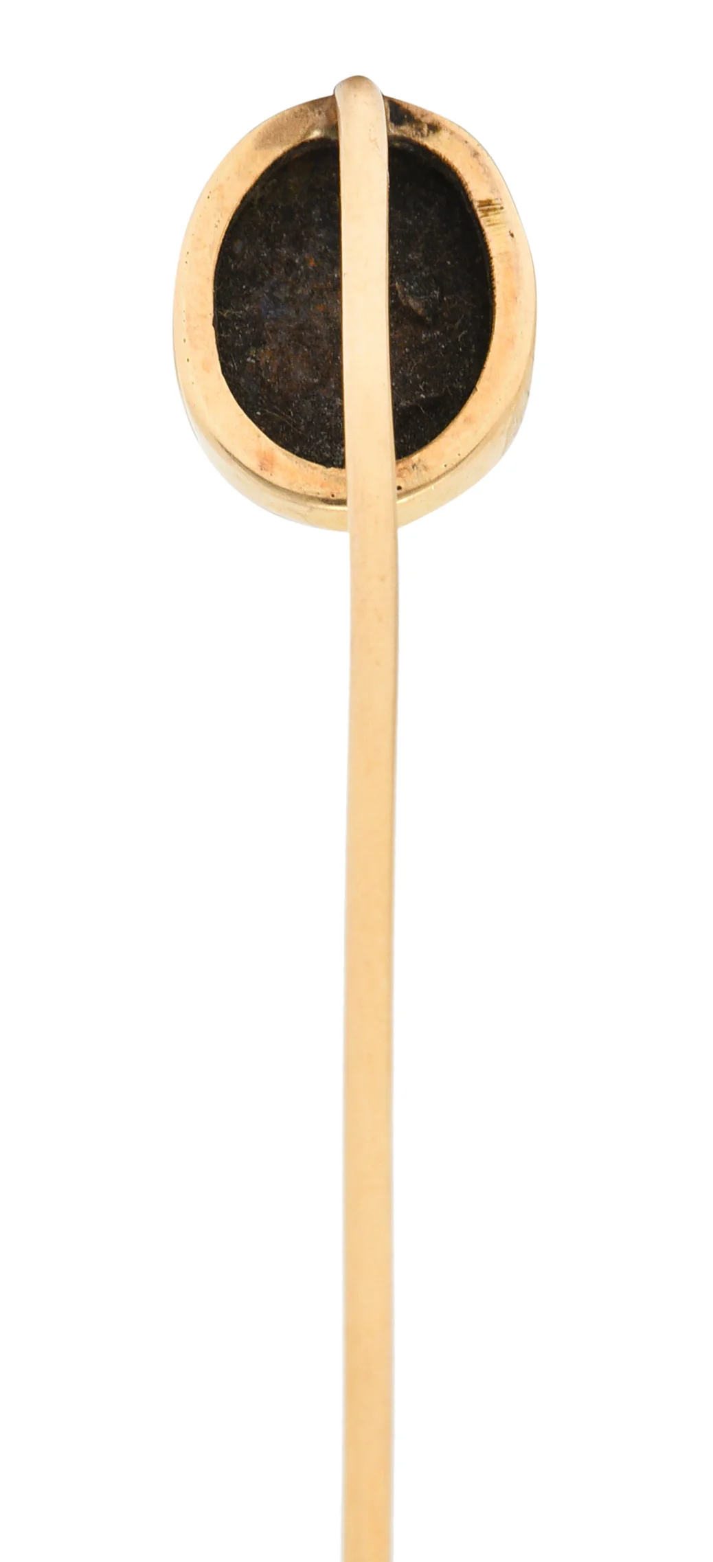 Victorian Boulder Opal Cabochon 14 Karat Gold Stickpin - Image 3