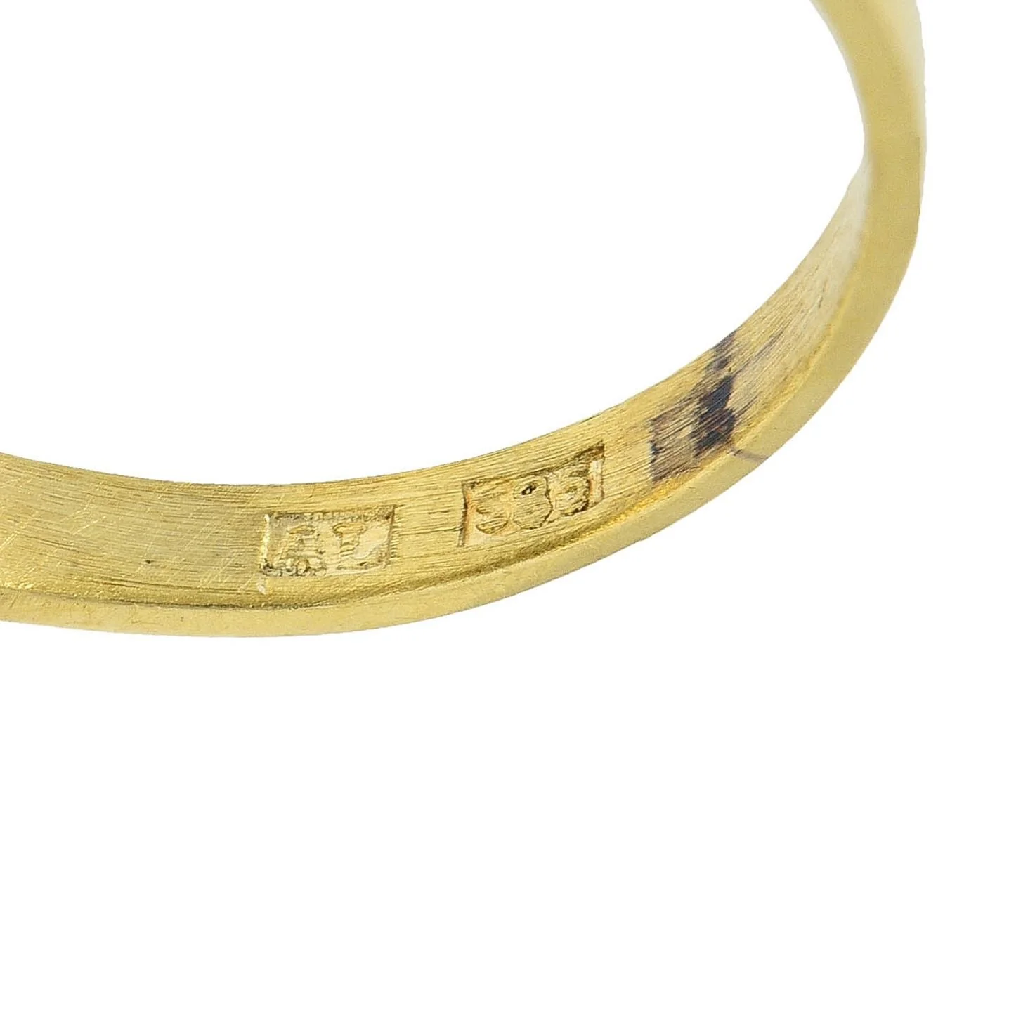 Victorian Carved Agate 14 Karat Yellow Gold Antique Heraldic Intaglio Unisex Signet Ring - Image 7