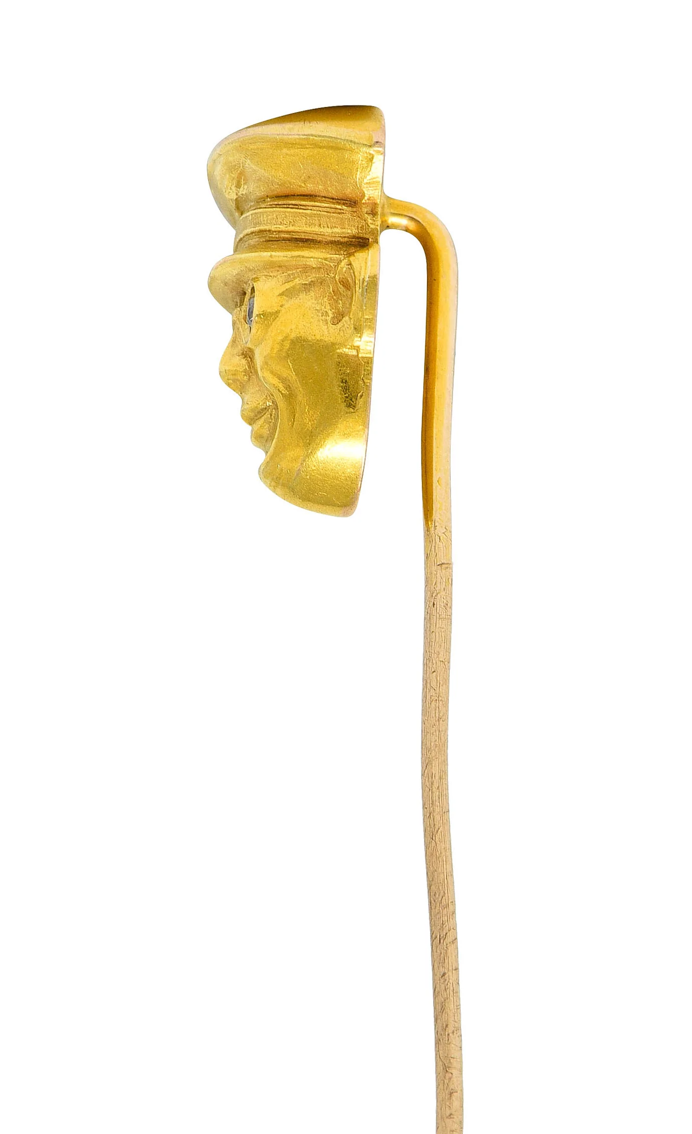 Victorian Diamond 14 Karat Gold Chauffer Stickpin - Image 5