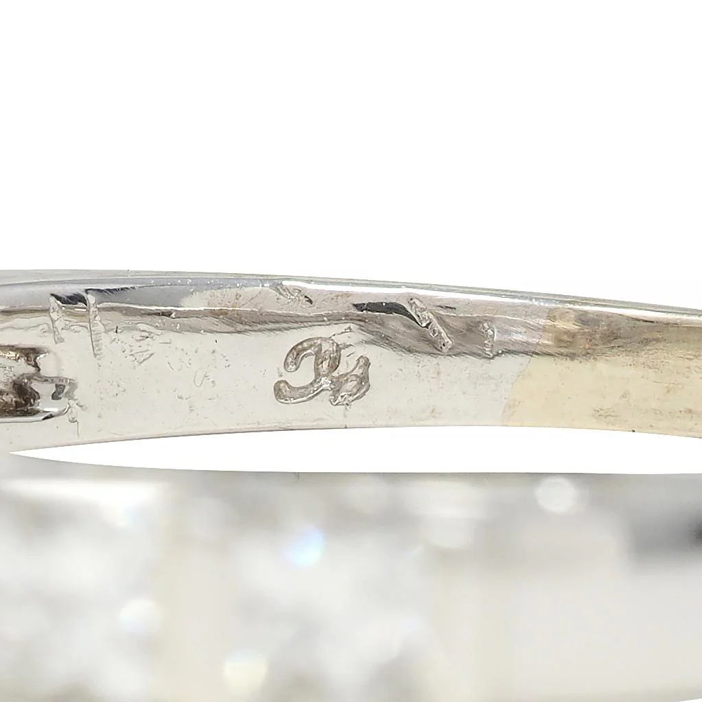 Vintage 0.50 CTW Princess Cut Diamond 14 Karat Gold Scroll Wedding Band Ring - Image 12