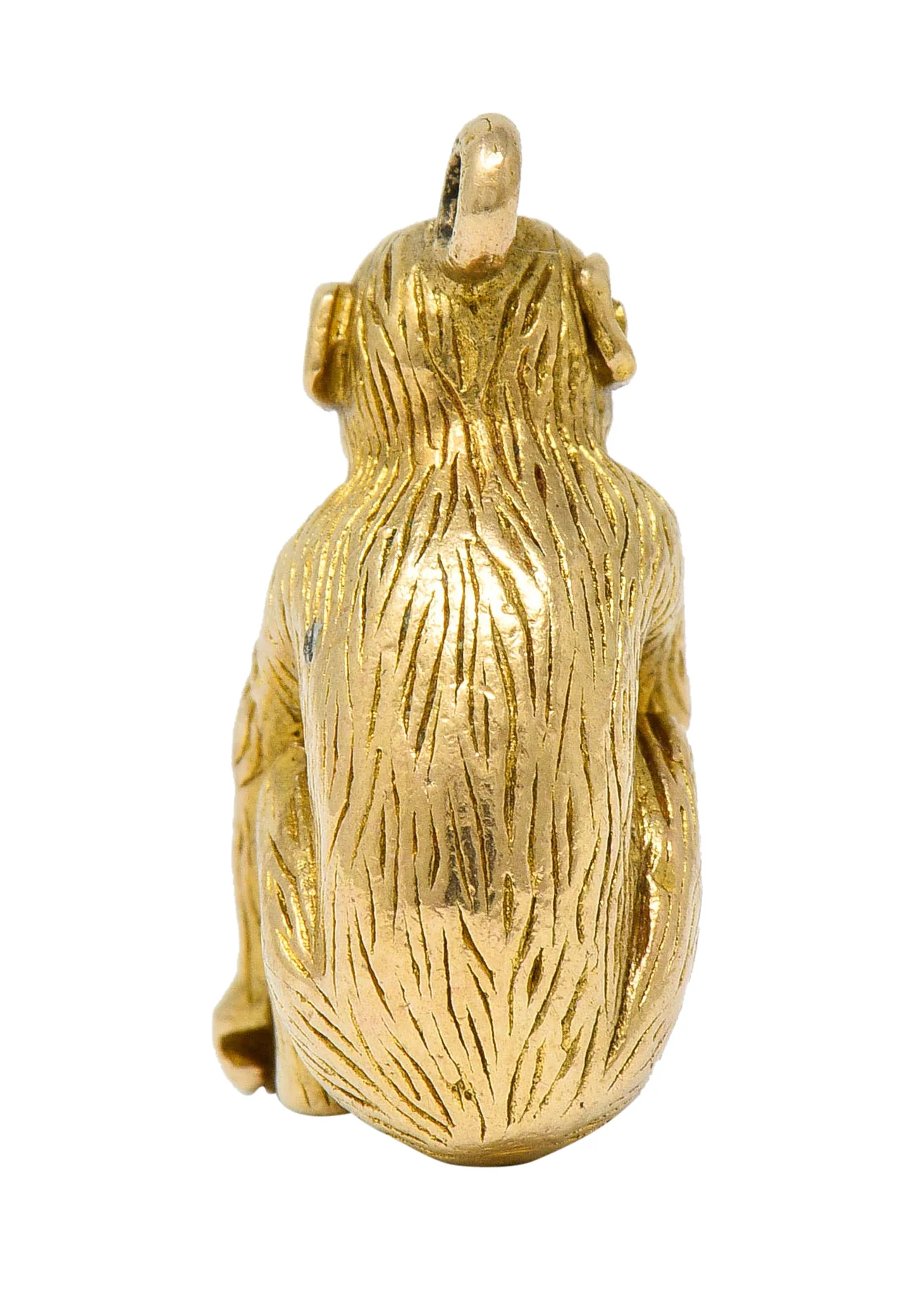 Vintage 14 Karat Gold Monkey Charm - Image 5
