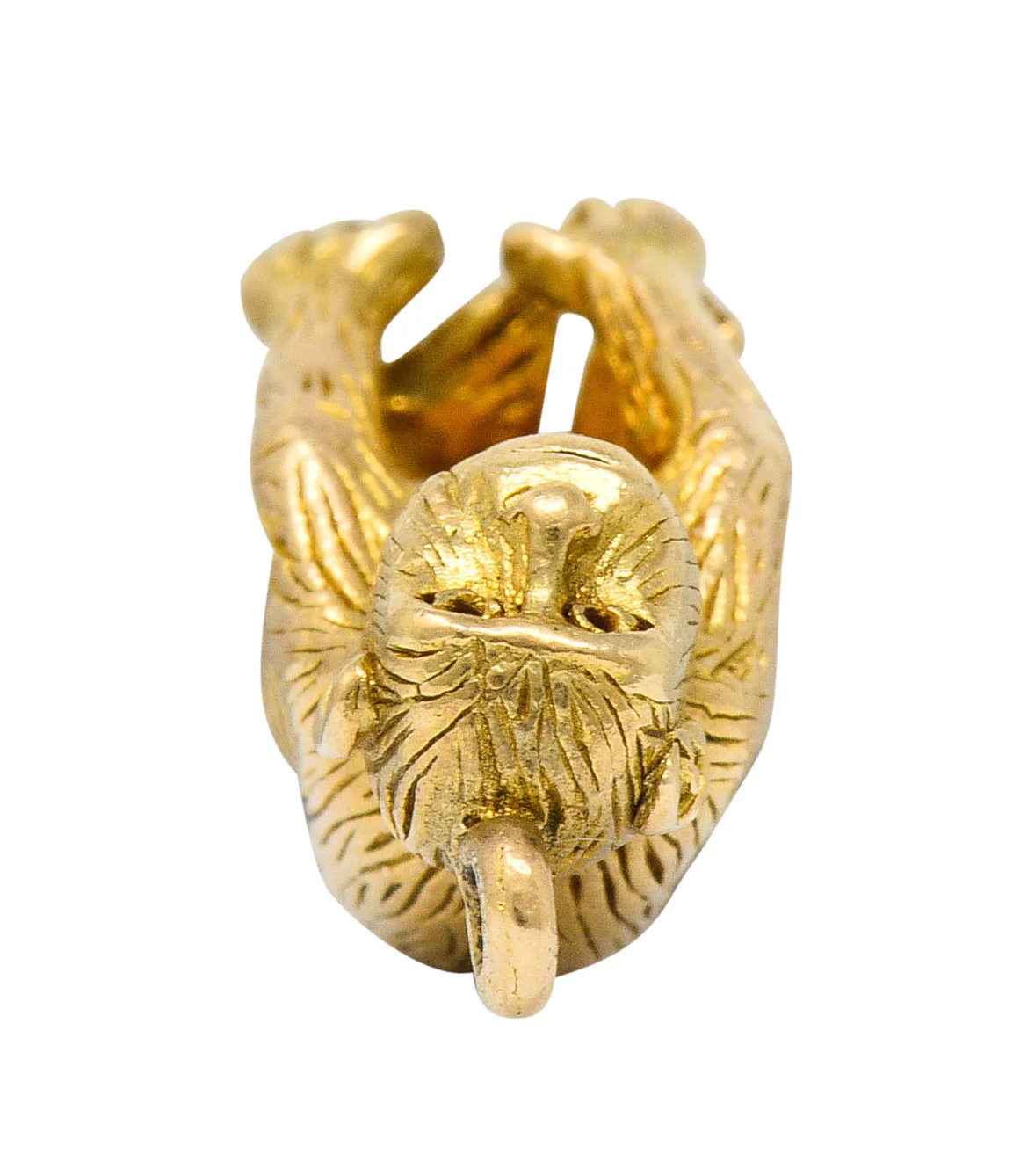 Vintage 14 Karat Gold Monkey Charm - Image 8