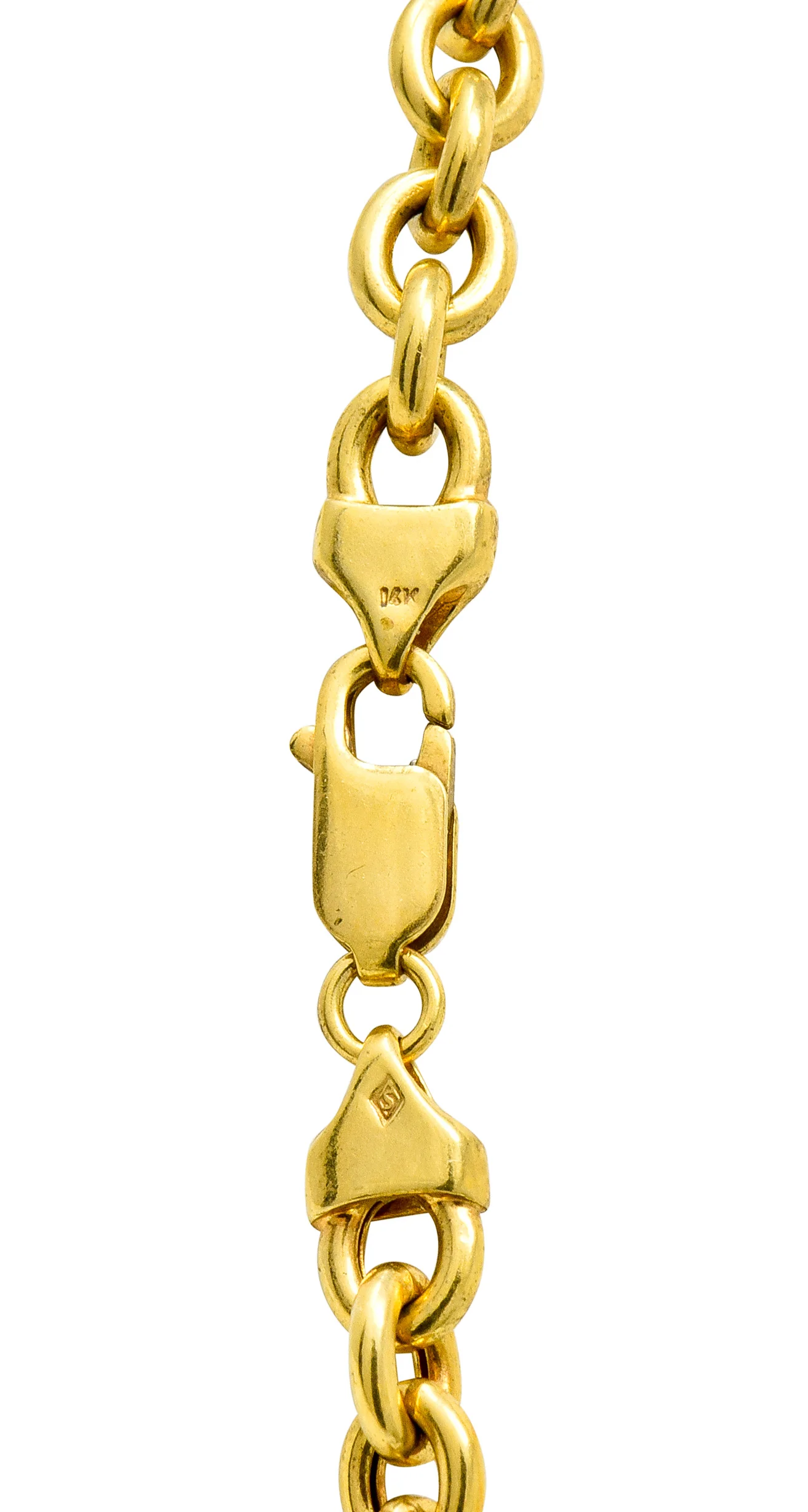 Vintage 14 Karat Yellow Gold 30 Inch Cable Chain Unisex Necklace - Image 6