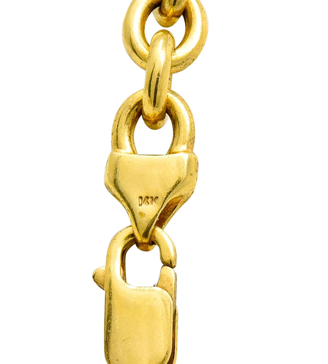Vintage 14 Karat Yellow Gold 30 Inch Cable Chain Unisex Necklace - Image 7