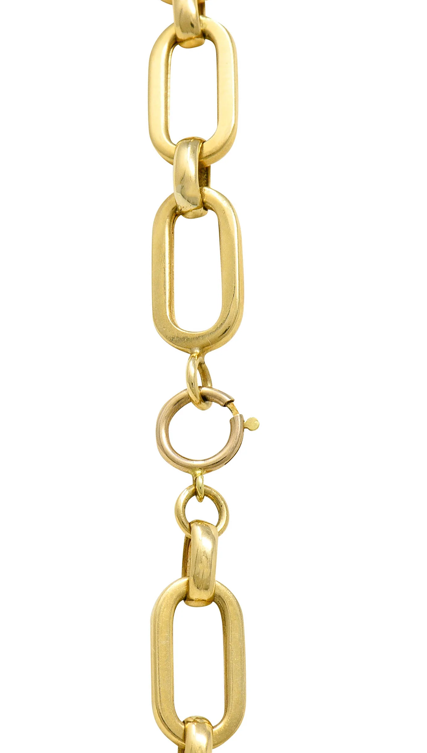Vintage 14 Karat Yellow Gold 31 Inch Unisex Chain Necklace - Image 7