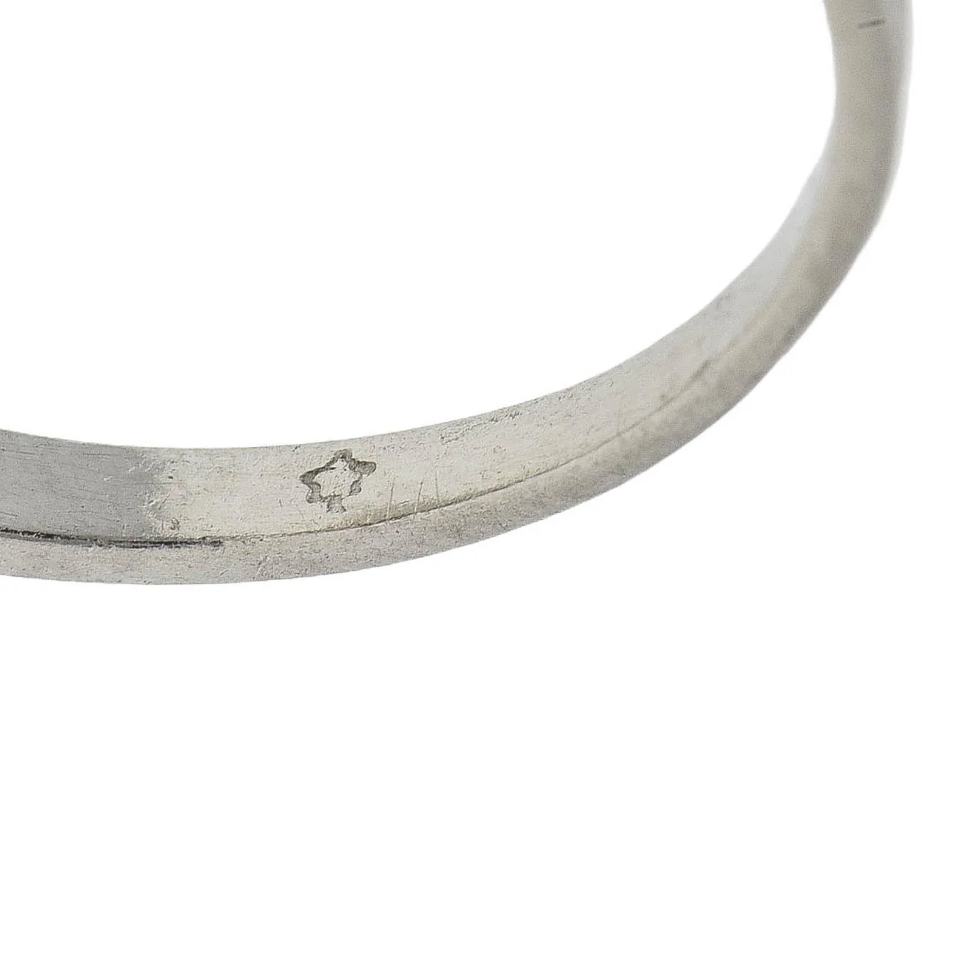 W.W. Fulmer & Co. 0.46 CTW Diamond Platinum Antique Scrolled Heart Engagement Ring - Image 8