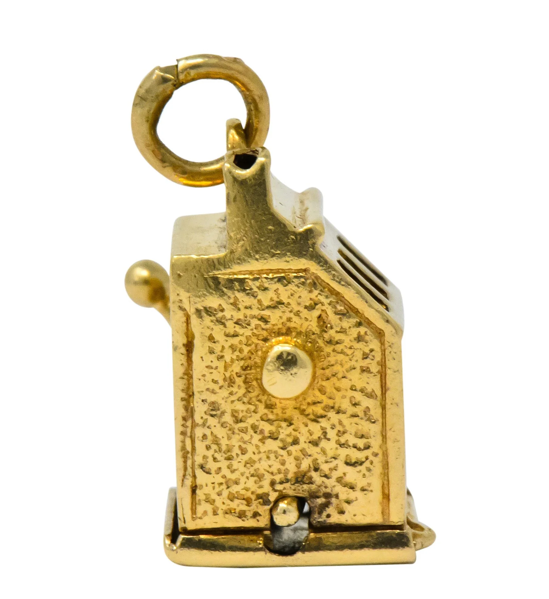 Walter Lampl Articulated Art Deco 14 Karat Gold Slot Machine Charm - Image 4