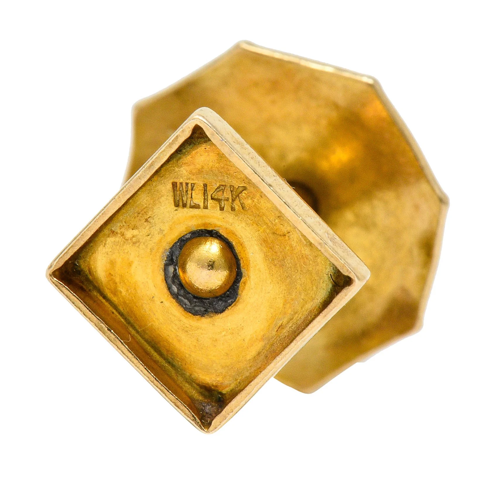 Walter Lampl Enamel 14 Karat Gold Traffic Stop Charm - Image 8