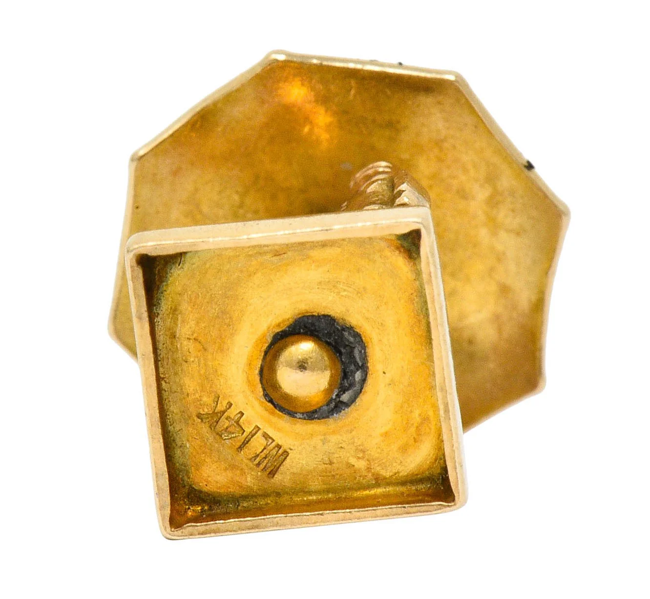 Walter Lampl Enamel 14 Karat Gold Traffic Stop Charm - Image 9